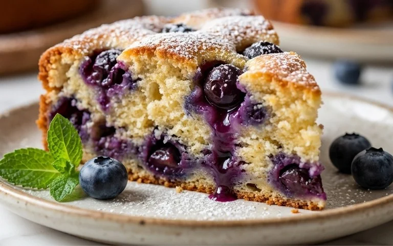 Blaubeerkuchen