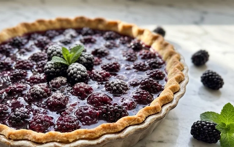 Saftige Brombeer-Tarte: Einfaches Rezept & lecker