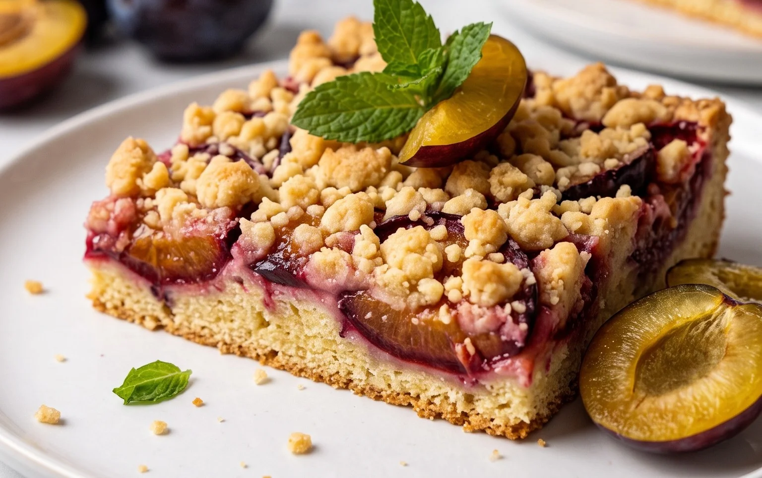 Zwetschgenkuchen mit Streuseln