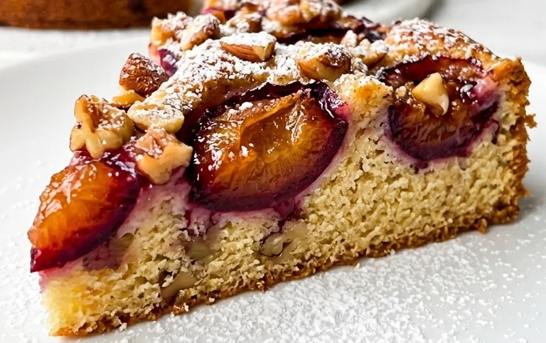 Zwetschgen-Nuss-Kuchen