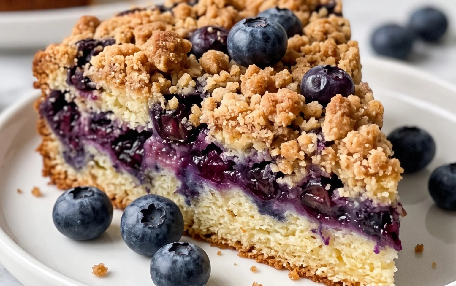 Heidelbeerkuchen mit Streusel
