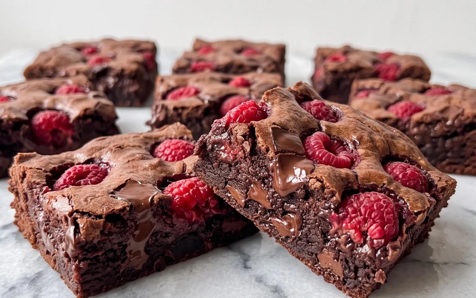 Vegane Himbeer-Schoko-Brownies: Saftig & Einfach